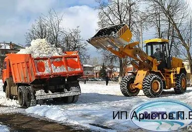фото Вывоз снега с утилизацией