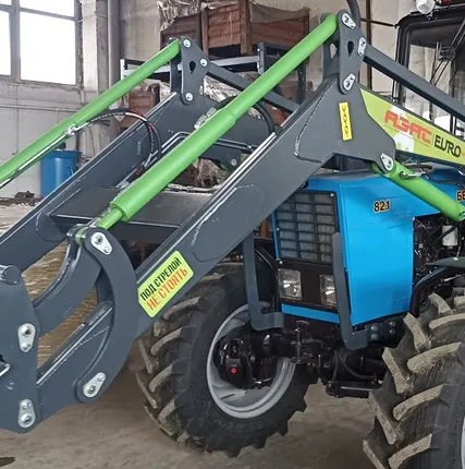 Фото №9 Фpонтaльный погрузчик ПКУ EurоМАХ на трактора МТЗ 8 и 9 серии в том числе с усиленным мостом.