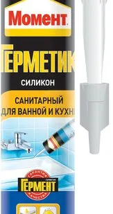 фото Герметик Момент санитарный для ванной и кухни 280 мл. прозрачный 1 шт.