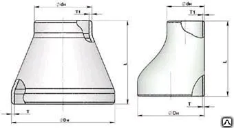 фото Переход 325 ГОСТ17378; 102-488-95 ст.20; 09Г2С; 12Х18Н10Т