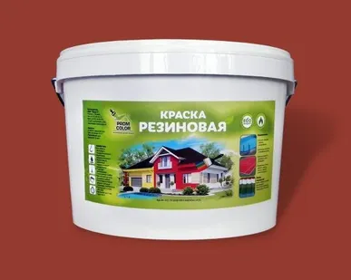 фото Резиновая краска "Prom Color" - цвет Корица (бежевый)