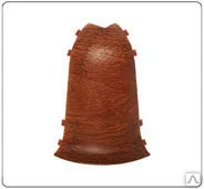 Фото №0 Наружный угол для плинтуса К55 Орех миланский