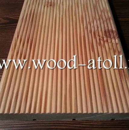 Фото №0 Террасная доска из лиственницы. Различные размеры и сорта.