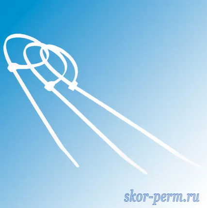 Фото №0 Стяжки 200*2,5 (100 шт) белые