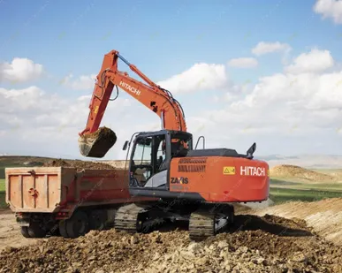 фото Аренда гусеничного экскаватора Hitachi ZAXIS 160, Волоколамск