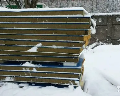 фото Сэндвич-панель минвата 100 мм 2,02 м