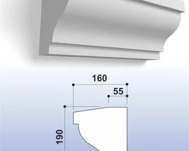 фото Карниз (лепнина) К037
