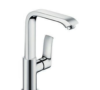 фото Смеситель HANSGROHE Metris для раковины, поворотный излив, хром - 31087000