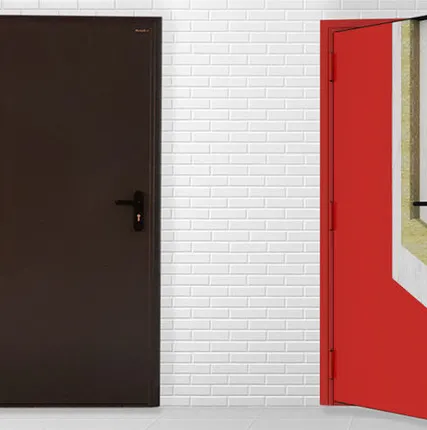 Фото №0 Дверь DoorHan 980х2050 противопожарная левая угловая рама