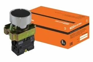 фото Кнопка BА21 без подсветки черный 1з TDM