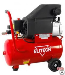фото Компрессор масляный "ELITECH" КПМ 200/24 1500 Вт., 24л., 198л/мин., 8бар.