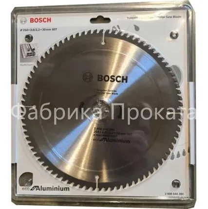 Фото №0 Пильный диск ECO AL 254x30-80T Bosch 2608644394