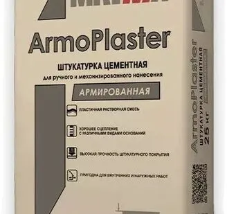 фото Штукатурка цементная ArmoPlaster 25 кг