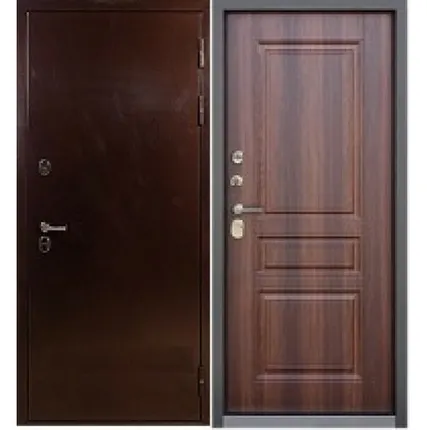 Фото №0 Входная дверь Термо Стандарт медный антик-дуб Коньяк