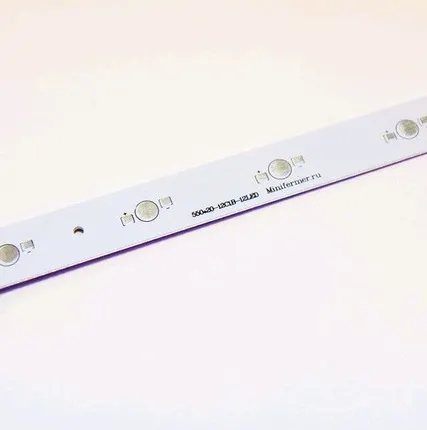 Фото №0 Модуль линейный 12x LED PCB 550 (пустой)