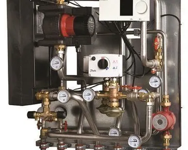 фото Тепловой пункт для независимого отопления и ГВС Termix VVX (Danfoss)
