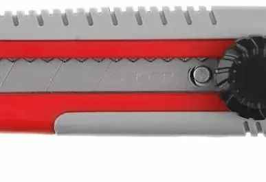 фото Нож с выдвижным лезвием 25мм, ЗУБР