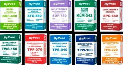 Фото №0 Плиточныя клея ByProc KLU-330