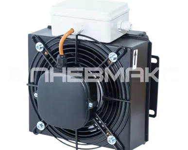 фото SS100100A-PE - Теплообменник воздушно-масляный, G1/2", 40 л/мин., 63 Вт/*С, двигатель 230В/50Гц-50Вт