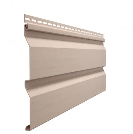 Фото №0 Виниловый сайдинг Docke STANDARD (3000 мм) Корабельный брус D4,5D Крем-брюле