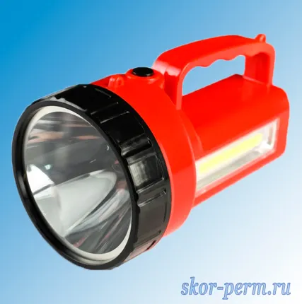 Фото №0 Фонарь ручной аккумуляторный 4 АА 220V