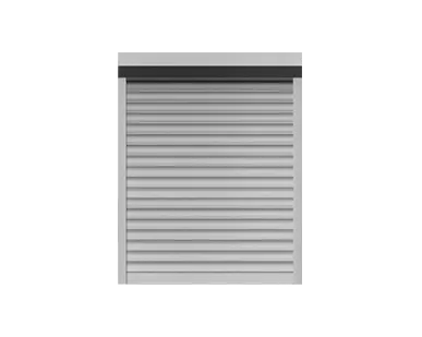 фото Рольставни на окна - серые 1200х1400 мм
