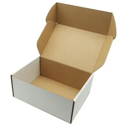 Фото №0 Короб почтовый тип "Ж", 170х120х100 мм, Т-23 белый/бурый