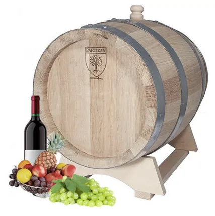 Фото №0 Дубовая бочка Partizan 50 л (славонский дуб)