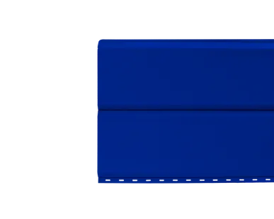 фото Сайдинг Кровля Сервис Брусnika гофрированный Сигнальный синий 0,45 мм Полиэстер