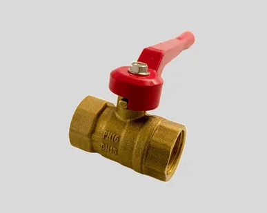 фото Кран шаровой 11б27п1 Ду20 ¾" Ру16 ВР латунный t=+120°С L=50