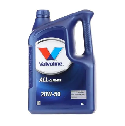 Фото №0 Масло моторное мин. Valvoline ALL CLIMATE 20W50 (e5L)