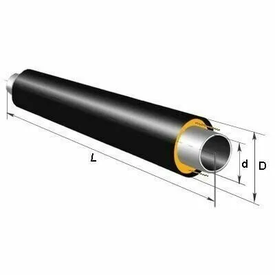 Фото №0 Труба ППУ-ПЭ 273 Тип 2 черная