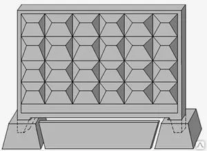 Фото №0 Элемент забора ФО5.4.4т