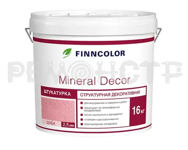 фото Штукатурка вд 16кг MINERAL DECOR ШУБА 1,5мм Tikkurila (1/44) П