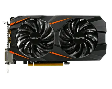 фото Видеокарта GeForce GTX1060 3072Mb Gigabyte GV-N1060WF2OC-3GD-MI, 
1582/8008