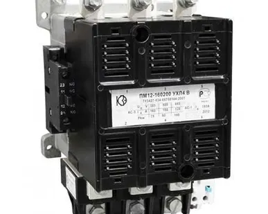 фото Контактор ПМ12-160200-160А-220AC-2НО+2НЗ-УХЛ4-КЗЭА