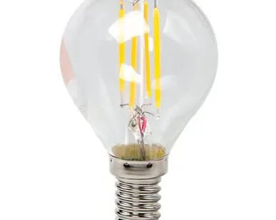 фото Лампа светодиодная LED-ШАР-deco 7Вт 230В Е14 3000К 630Лм прозрачная IN HOME