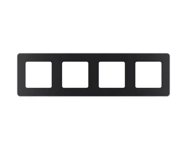 фото Inspiria Рамка 4-м антрацит Leg 673963 Inspiria
