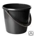Фото №0 Ведро 10л черное (10) Ангарск