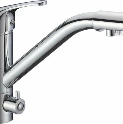 Фото №0 Дисма Смеситель для кухни "Eleanti" одноручный, с гибкой подводкой, картридж 35 мм 0402.858