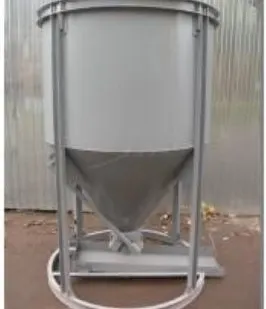 фото Неповоротная бадья БН-1.5 с лотком