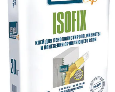 фото Клей BERGAUF ISOFIX для теплоизоляции