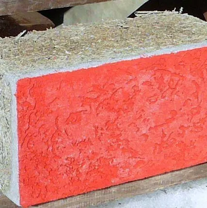 Фото №0 Блоки арболитовые с лиц. Фасонным слоем 410х200х200 мм