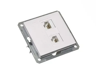 фото Механизм розетки компьютерной и телефонной Schneider Electric Wessen59 бел