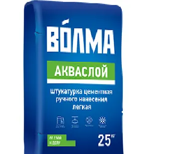 фото ВОЛМА Цементная Штукатурка Волма-Акваслой (25кг)