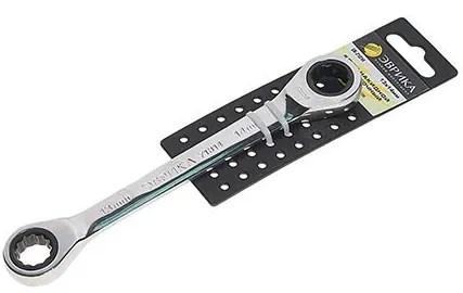 Фото №0 Ключ накидной 13х14мм трещоточный ЭВРИКА 71314