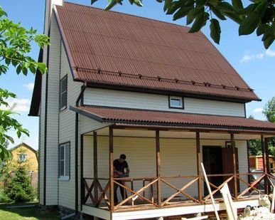 фото Проектирование каркасных дач из sip-панелей, не дорого. Площадь от 230м2.