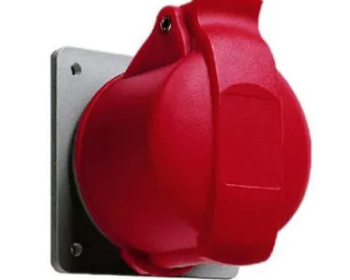 фото Розетка панельная прямая 16A, 3P+N+E, 380V, IP44 (CEW 416 RU6) 2CMA193187R1000 ABB