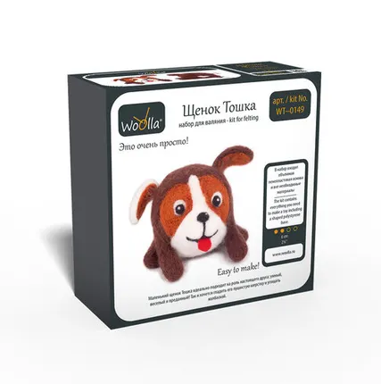 Фото №0 "Woolla" WT-0149 "Щенок Тошка" набор для валяния .