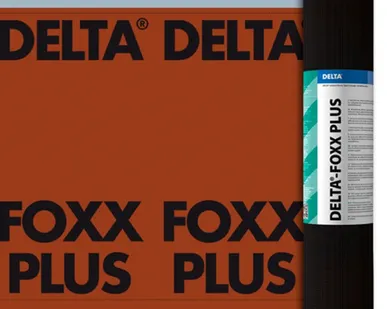 фото Мембрана диффузионная для пологих скатов DELTA-FOXX Plus с 2 зонами проклеки 1,5х50м, 270г/м2